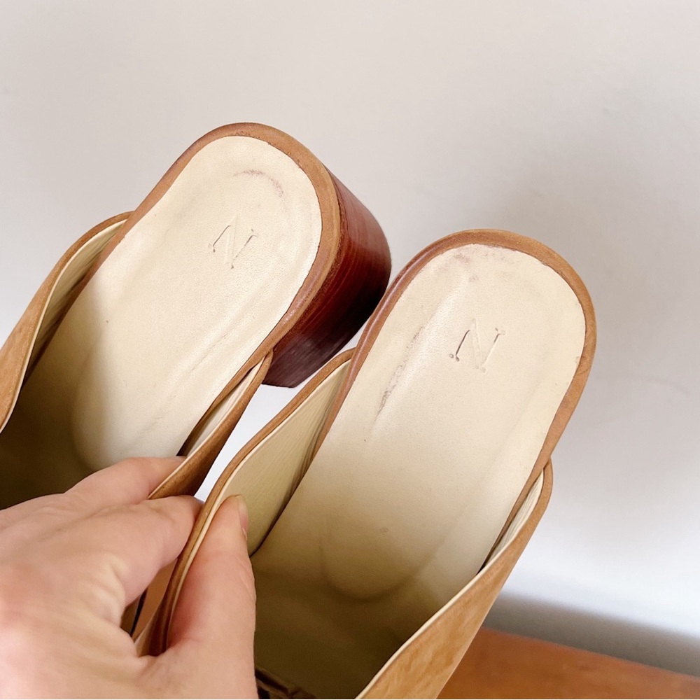 Nisolo Brown Block Heel Mules - Picture 6 of 14